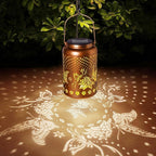 Butterfly Solar Lanterns Outdoor Waterproof, Garden Decor Hanging Solar Lights Gifts for Women Mom Grandma, Metal Garden Decorative Lights for Yard, Backyard, Patio, Porch