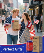 Nacome Eagle Solar Lanterns for Garden Decor: Waterproof Hanging Metal Decoration with LED Lights for Yard Lawn Porch Patio Landscape Pathway – Birthday Gifts for Mom Grandma Women