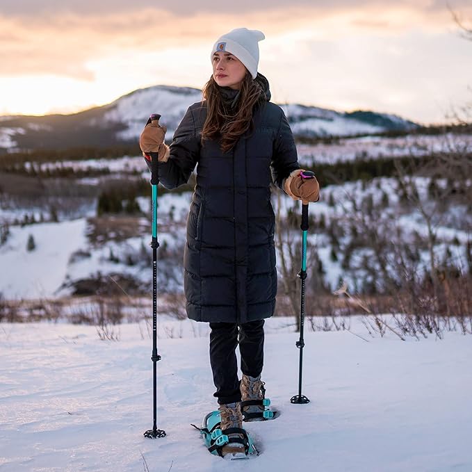 Retrospec Drifter Snowshoe for Men & Women - Aluminum Frames & a Double-Rachet Binding System - Lightweight All Terrain Snow Shoes