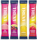 TREVI™ Sugar Free Electrolytes - Drink Mix Hydration Powder Packets - 28 Count - Lemonade Variety Pack - Lemonade, Pink Lemonade, Raspberry Lemonade, Berry Lemonade