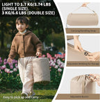 Naturehike 2.56’’ Thick Self Inflating Sleeping Pad for Camping with Foam, Inflatable Twin Size Camping Mattress for Outdoors, Car, Home, ISPO Award Winning Processes