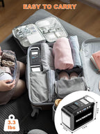 MARBERO 148Wh Portable Power Station Camping Portable Power Bank with AC Outlet 200W Camping Generator 40000mAh Battery Pack Solar Power Station for Outdoor Camping Home Office Emergency