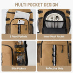 Cooler Backpack, Lightweight and Large Capacity Soft Backpack Cooler, Leak Proof Cooler Bag for Men Women