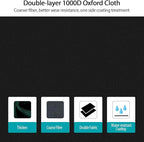 13.5-inch Lightweight Aluminum Folding Stool - Portable Compact Camping Stool Supports 350lbs, Handbag Style Carry - Ideal for Camping, Fishing, Backpacking, Outdoor, Travel