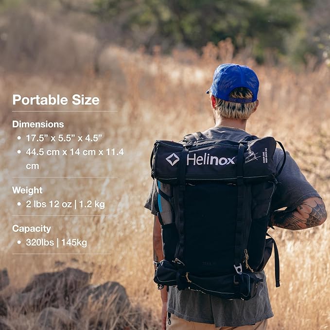 Helinox Chair One Highback (re) High-Performance Camping Chair, Blackout