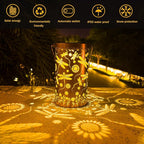 Dragonfly Flower Solar Lanterns Outdoor Waterproof, Birthday Gifts for Women Mom Grandma, Hanging Solar Lights for Yard, Patio, Porch, Garden Decor, Christmas Gifts for Her/Him
