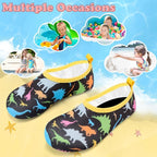 Deevike Kids Water Shoes Boys Grils Barefoot Quick Dry Aqua Socks Beach Shoes for Toddler Sports Swim Surf Outdoor Walking