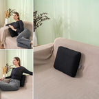 Travel Memory Foam Pillow for Sleeping, Comfortable Camping Pillow, 15.75x11.81x3.94 inches, Easy to Carry Portable Bag, Soft, Breathable, Washable Pillowcase