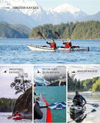 Kayak Paddle Aluminum Shaft Paddle with Nylon Blades, Floating Adjustable Kayaking Oars, 3 Piece, 220-240cm/86-94 Inches,Black/Rose/Teal/Black/Orange/Grey