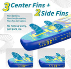 Journey 11'6" / 11'×34" / 11'×35" Extra Wide Paddle Board, One-Stop Premium SUP Board Accessories, Tailored Fins, Stable Inflatable Stand Up Paddle Boards for Youth/Adults of All Skill Levels