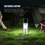 Lichamp LED Camping Lantern, 4 Pack Battery Powered Flashlight for Power Outages, Portable Collapsible Hanging Light Essential for Home, Outdoor, Emergency Lamp Survival Kit Gear for Hurricane, B4SL