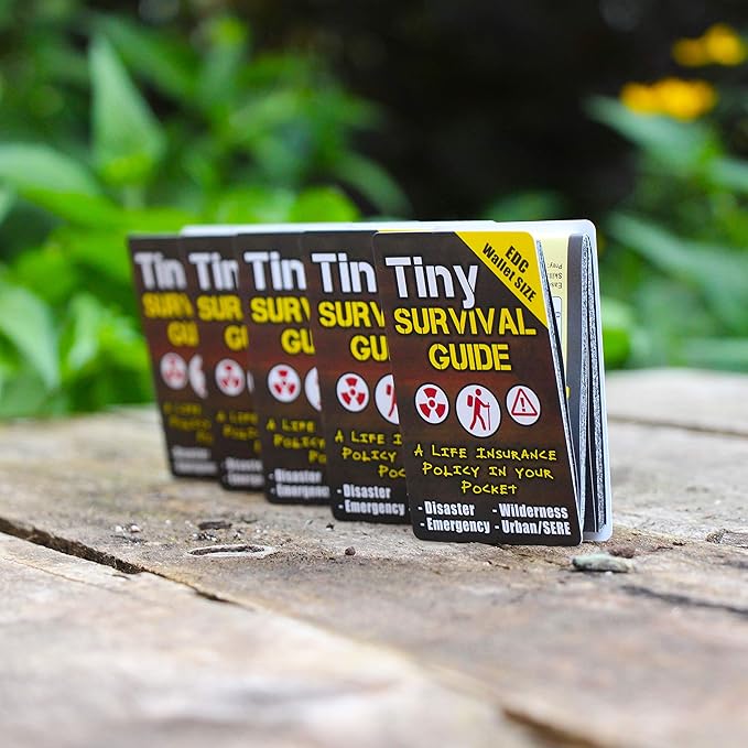 The Ultimate Survive Anything Tiny Survival Guide for Emergency Disaster Micro Guide First Aid Survival Pocket Handbook Easily Fits in Wallet Glove Box Pouch