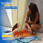 ECCOSOPHY Microfiber Beach Towel - Sand Free Towels are Quick Dry, Light Weight, Super Absorbent - Perfect Pool, Travel, Cruise, Camping Essentials - Oversized Extra Large for Adults 71x35 in