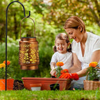 Solar Lanterns Outdoor Waterproof Garden Decor, Metal LED Garden Light,for Yard, Patio, Lawn, Tabletop, Pathway, Landscape,Walkway, Terrace, Balcony(Dragonfly)