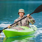 Kayak Paddle Aluminum Shaft Paddle with Nylon Blades, Floating Adjustable Kayaking Oars, 3 Piece, 220-240cm/86-94 Inches,Black/Rose/Teal/Black/Orange/Grey