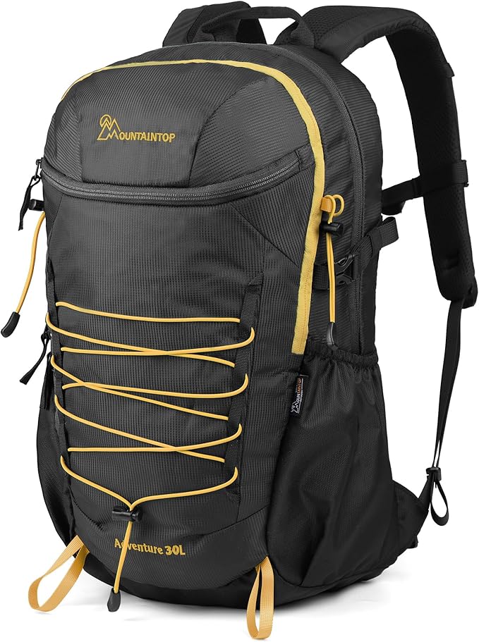 MOUNTAINTOP Hiking Backpack,25/30L Camping Backpack, Men Women Hiking Daypack Lightweight Travel Backpack for Climbing