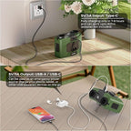 Portable Waist Fan, 20000mAh Battery Operated, Clip On Belt & Rechargeable, 10 Speeds 16000RPM Strong Airflow, Max 40H Working Time, Personal Shirt Fan for Outdoor Jobsite Camping Travel