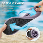 Deevike Water Shoes for Women Men Barefoot Quick-Dry Aqua Socks Slip-on for Beach Swim Surf Yoga Exercise