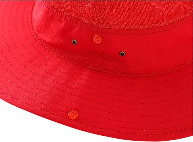 Connectyle Wide Brim Sun Hat for Men Breathable Cowboy Boonie Hat UPF 50+ Sun Protection Bucket Hat for Fishing Hiking