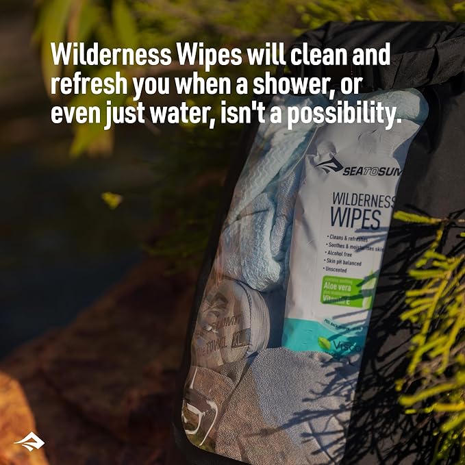 Sea to Summit Wilderness Wipes Rinse-Free Shower Wipes
