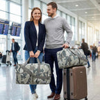 Lucky Travel Duffel Bags 115L, Gym Bag, Travel Bag & Large Duffle Bag for Men, Foldable Overnight Weekender Bags for Women & Men with Adjustable Shoulder Strap, Camo