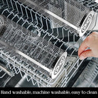 Rolling Grilling Baskets for Outdoor Grill Bbq Net Tube Round Mesh Barbecue Wire Cylinder Cage Picnic Must Haves Charbroil Yakitori Camping Campfire Cooking Basket Gear for Veggies Vegetable Fish Meat