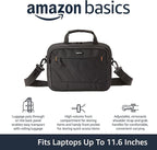 Amazon Basics Laptop Carrying Case Shoulder Strap, 10-pack, 11.6 inch, Black