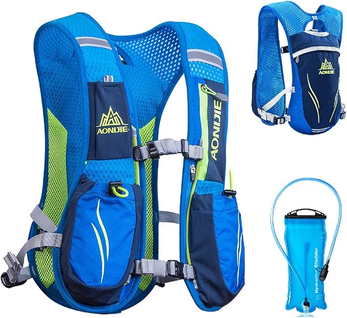 YAPJEB Hydration Vest - 5L Running Water Backpack for Trail, Marathon, Cycling, Hiking - Outdoors Pack