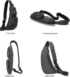 NICGID Sling Bag Chest Shoulder Backpack Crossbody Bags Casual Daypack for Men Women