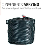 GSI Outdoors Halulite Boiler Ultralight Hard-Anodized Pot with Folding Handle, Fast-Heating Camping Cookware for Backpacking, Hiking & Outdoor Cooking