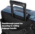 Topo Designs Global Travel Bag 30-40 Liter - Carry-on Compliant Versatile Pack, 3 Carry Options, External Laptop Sleeve (Eco-Friendly, 30L, Apex Black)