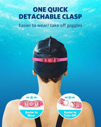Aegend Swim Goggles, Swimming Goggles No Leaking Full Protection Adult Men Women Youth