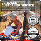 Camping Pillow 2 Pack — Camp Pillow, Memory Foam Pillows 2 Pack — for Sleeping Bag & Hiking, Reliable & Comfortable