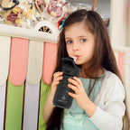 IDEUS Insulated Water Bottle 12oz, Stainless Steel Insulated Water Bottle For School, Insulated Bottles With Straws Leakproof, Vacuum Double Wall Water Bottles For Boys And Girls With 2 Lids, BPA Free