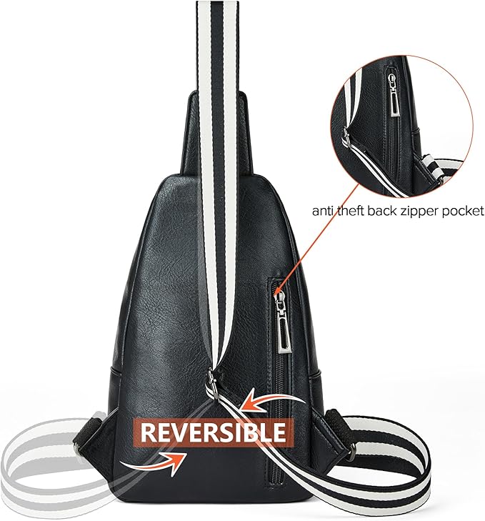 Sling Bag Crossbody Bags for Women Small Cross Body Bag Fanny Packs Chest Sling Purse for Daily Travel Leisure Sport