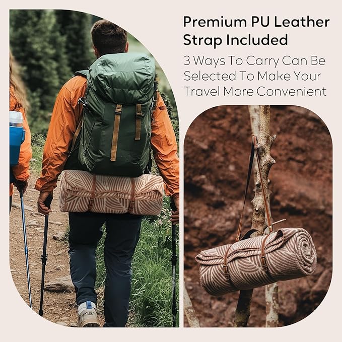 100% Wool Blanket, 48" x 62", Warm, Thick, Washable, Military Wool Blanket, Great for Camping, Outdoors, Sporting Events, Survival Kits