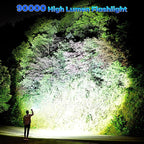 Rechargeable Flashlights 90,000 High Lumens - 2 Pack, Super Bright Flash Light with 7 Lighting Modes, 24H Long Life Powerful Flashlight with Side Light, IPX7 Waterproof Flashlight for Camping Home