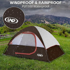 Camping Tent 2 Person, Waterproof Windproof Tent with Rainfly Easy Set up-Portable Dome Tents for Camping…