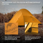 Naturehike Cloud-Up Tent Lightweight Backpacking Tent with Footprint - Free Standing Ultralight Camping Hiking Backpack Tents