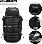 Mardingtop 70L Internal Frame Backpack for Hunting,Camping,Hiking Backpacking Backpack with Rain Cover