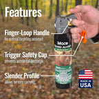 Mace Animal Repellent Sprays - Guard Alaska Bear Spray & Muzzle Dog Repellent Spray, EPA Registered, Outdoor Safety & Self Defense Protection for Hiking, Camping, & Animal Encounters