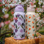 BOTTLE BOTTLE 32oz Insulated Water Bottle Stainless Steel Sport Water Bottle with Straw Dual-use Lid Design for Gym with Pill Box