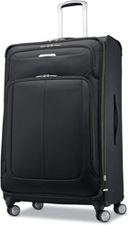 Samsonite Solyte DLX Softside Expandable Luggage with Spinner Wheels, Midnight Black, 3-Piece Set (20/25/29)