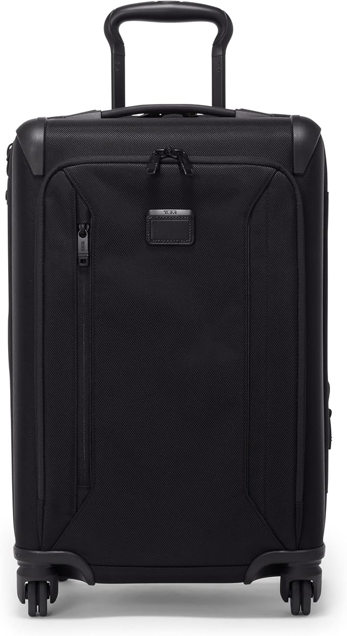 TUMI - Aerotour 4 Wheel Expandable Luggage - Men's and Women's Lightweight Business and Leisure Travel Suitcase - 21.75" International Expandable Carry-On, Black
