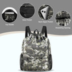 Drawstring Backpack with Mesh Pockets String Gym Bag Sackpack Sandproof Water Resistant Beach Backpack for Men Women