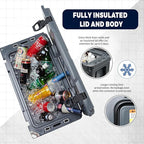 EchoSmile 25/30/35/40/60/75 Quart Rotomolded Cooler, Built to Stand up to The Rigors of The Journey