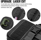 Upgrade Molle Rip Away Ifak Pouch, Tactical Small Belt First Aid Pouch Medical Utility EMT Pouch Only