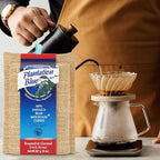 PREMIUM PLANTATION BLUE TRADITION CLASS EXPERIENCE 100% Blue Mountain Coffee, Dark Roast, Ground, Jamaican Coffee (8oz)