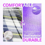 GEERTOP Flannel Sleeping Bags for Adults Big & Tall People Portable Cold Weather Envelope XXL All Seasons Camping Sleeping Bag