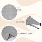 FRESHME Cotton Sleep Eye Mask - Travel Eye Mask for Sleeping Airplane Blackout Eye Covers for Long Flight Essentials Accessories, Comfortable Sleep Night Masks for Men Women Side Sleeper